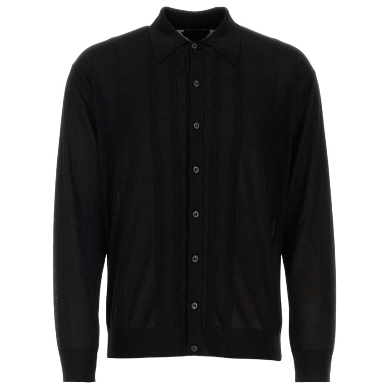 PRADA Collared Buttoned Cardigan
