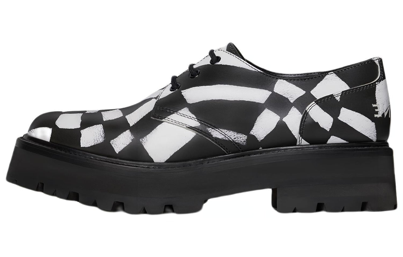 CELINE Derby Shoes Men's Black White