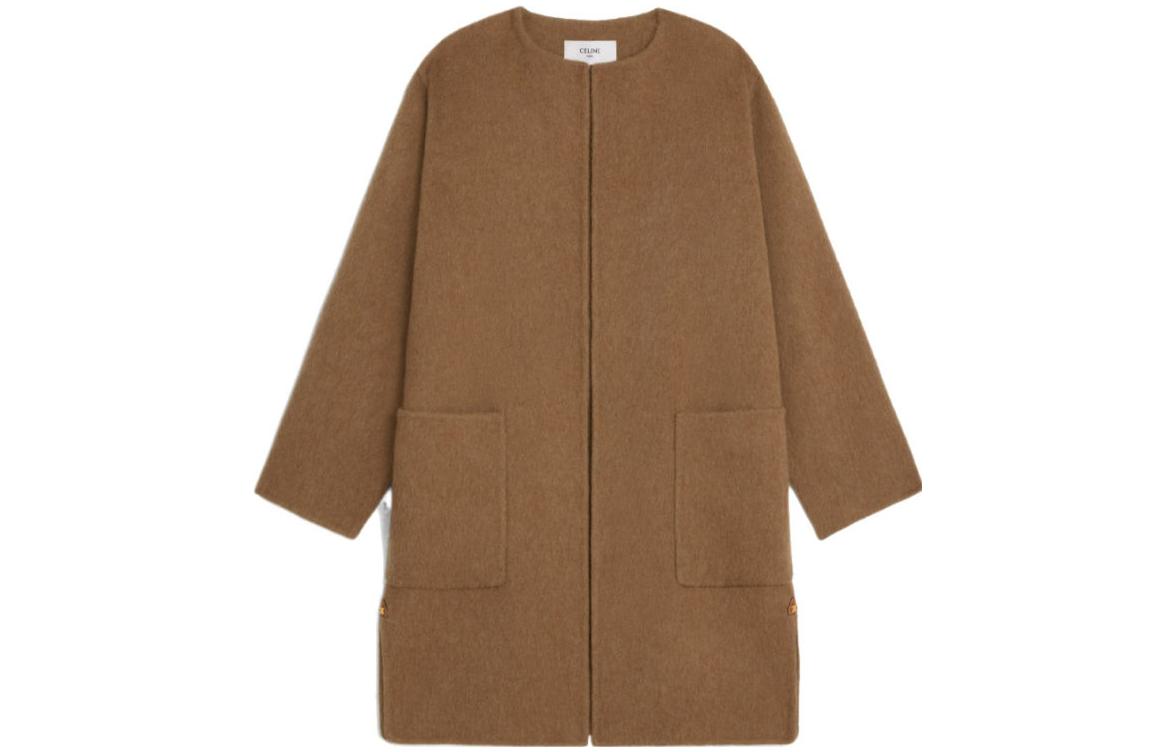 CELINE FW23 Coats Women's Brown