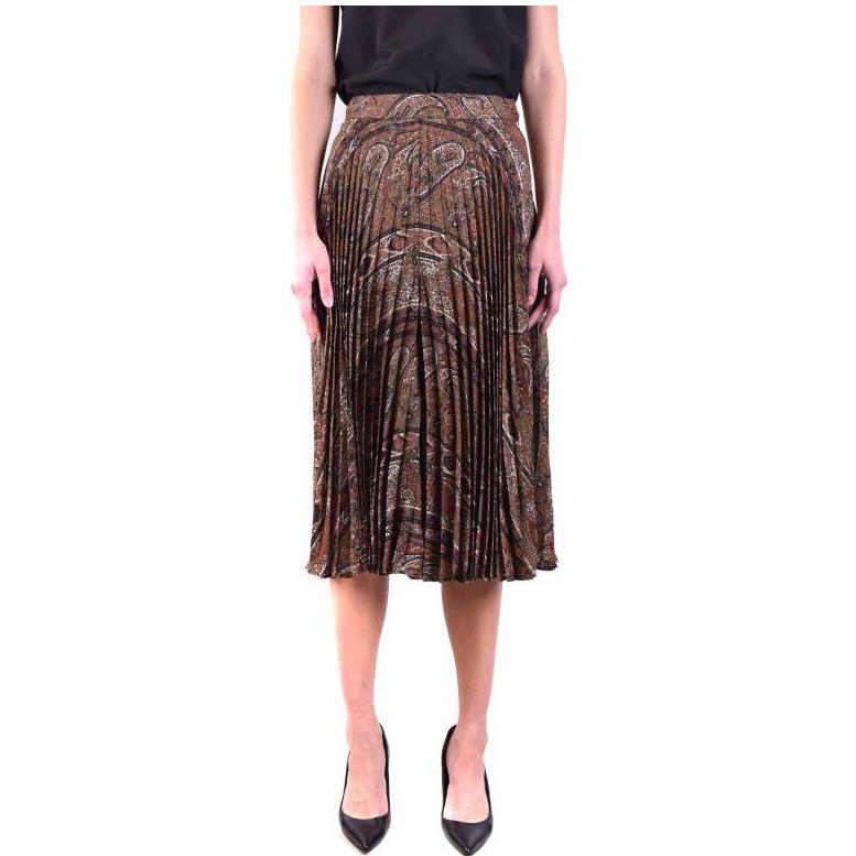 CELINE Casual Long Skirts Women's Dark Brown