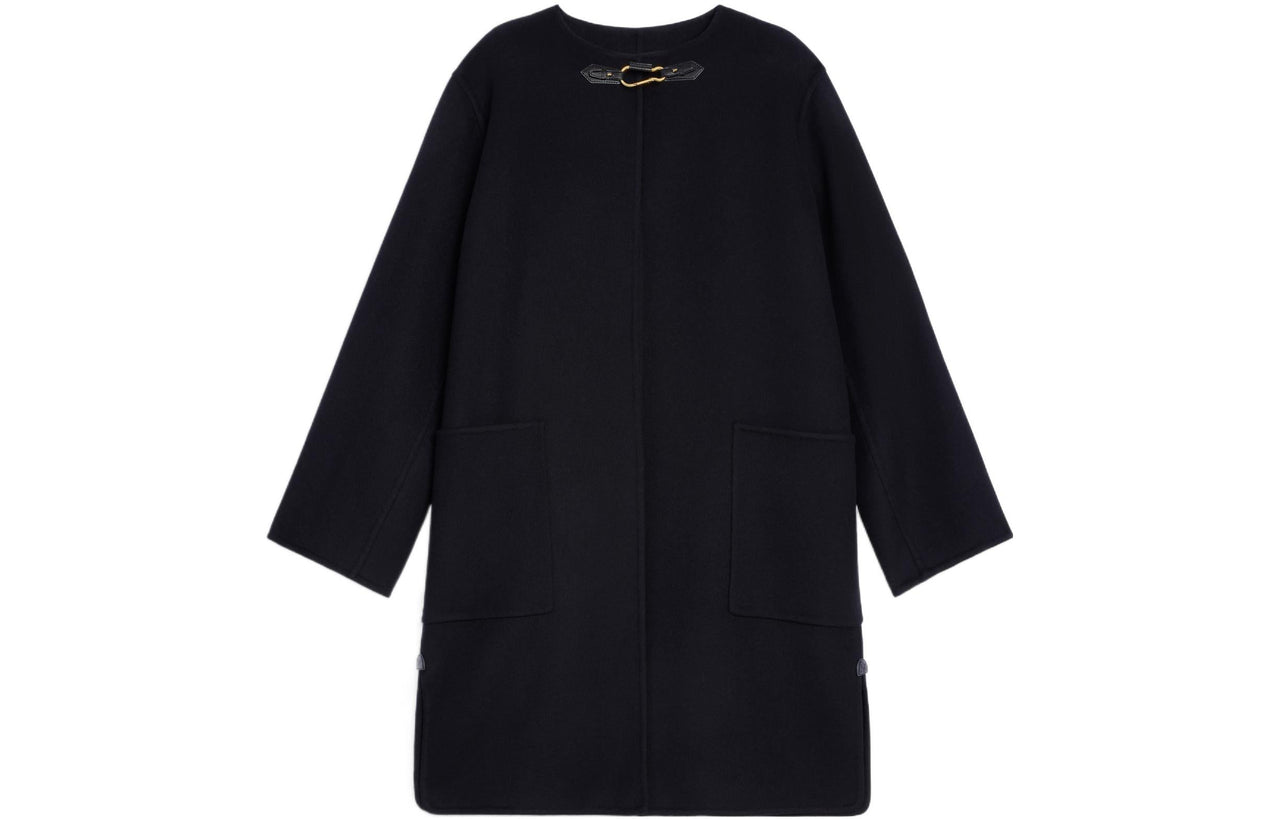 CELINE Coat With Pure Collar In Double Faced Cashmere