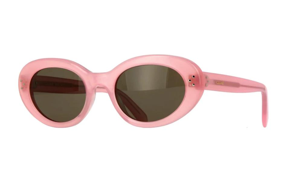 CELINE Acetate Cat Eye Sunglasses Women's Pink