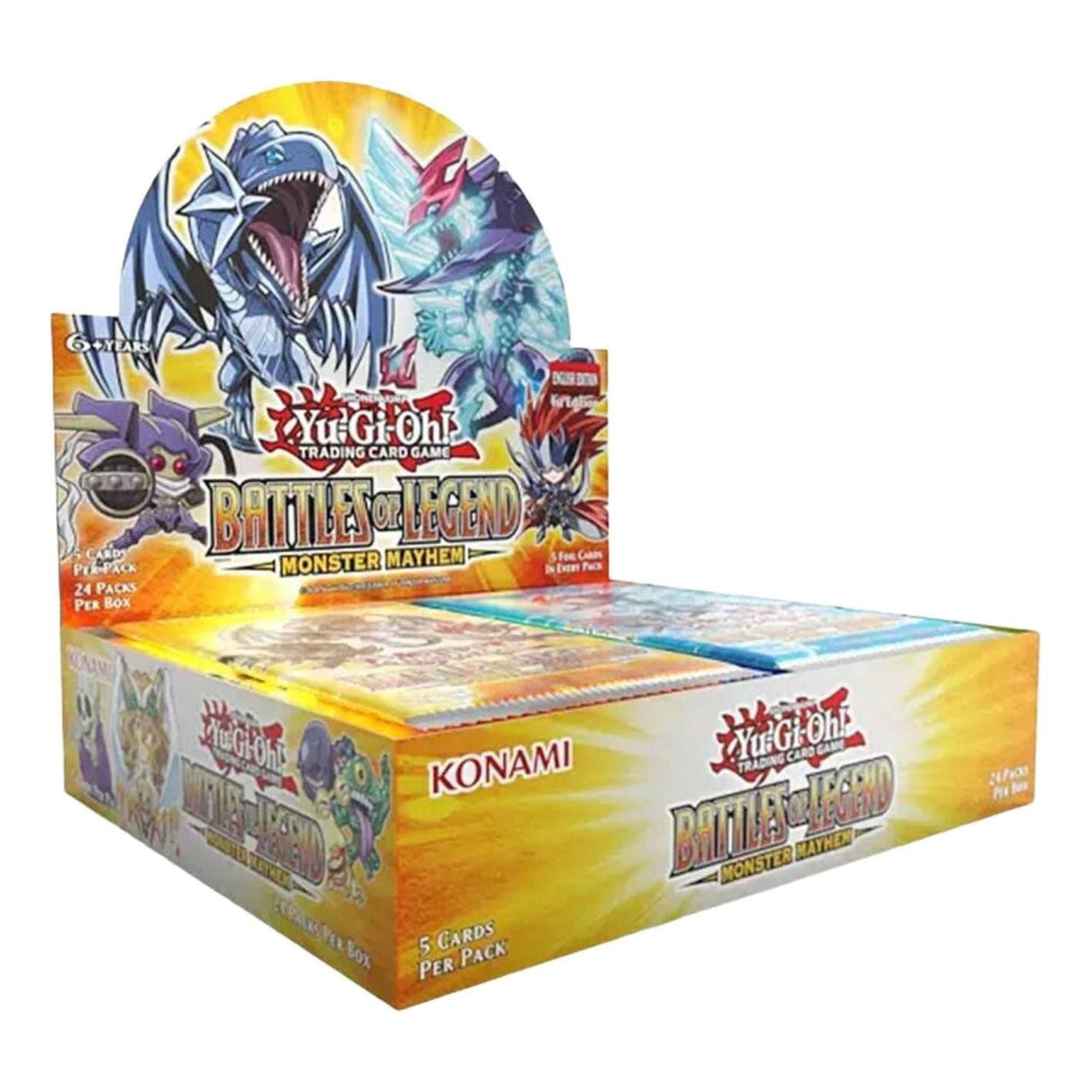 Yu-Gi-Oh! Battles of Legend: Monster Mayhem Booster Box 1st Edition 083717867869