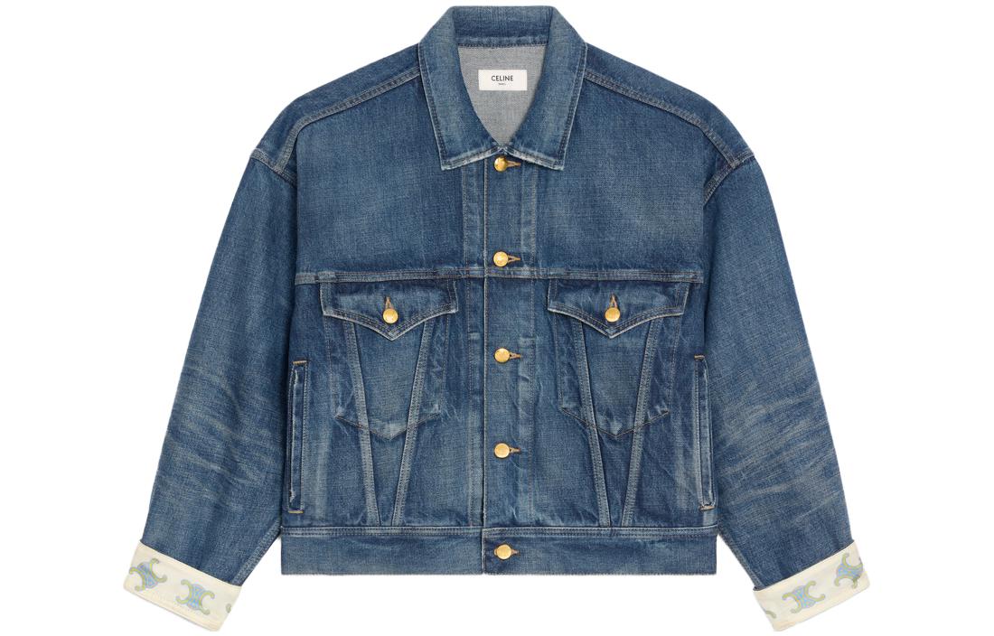 CELINE Denim Jacket Women's Blue