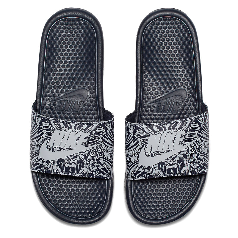 Nike Benassi JDI Print 'Obsidian Pure Platinum' 631261-403