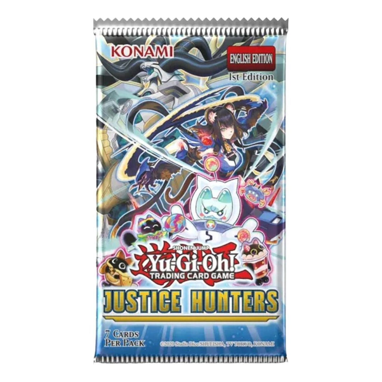 Yu-Gi-Oh! Justice Hunters Booster Pack 1st Edition 083717868408-PACK