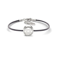 DIOR Brass Lambskin Bracelets Men's Silver