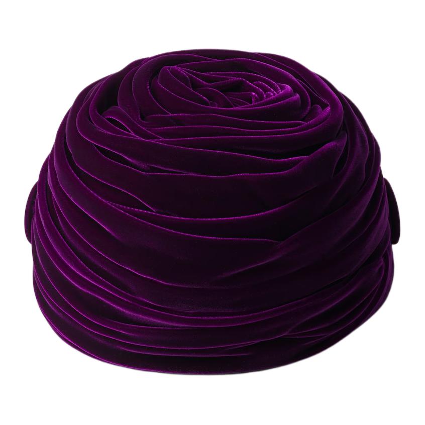PRADA Cotton Hats & Caps Women's Plum Red