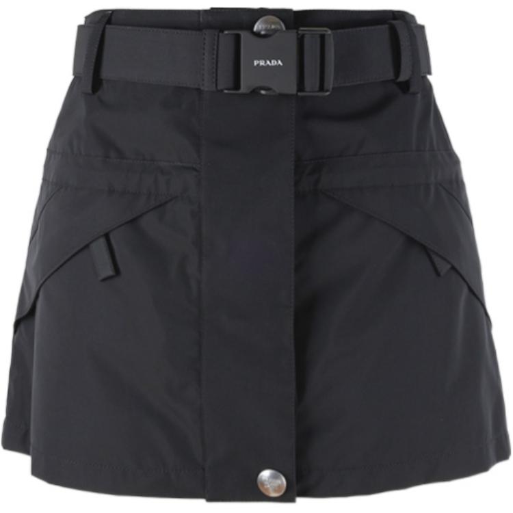 PRADA Casual Short Skirts Women's Black