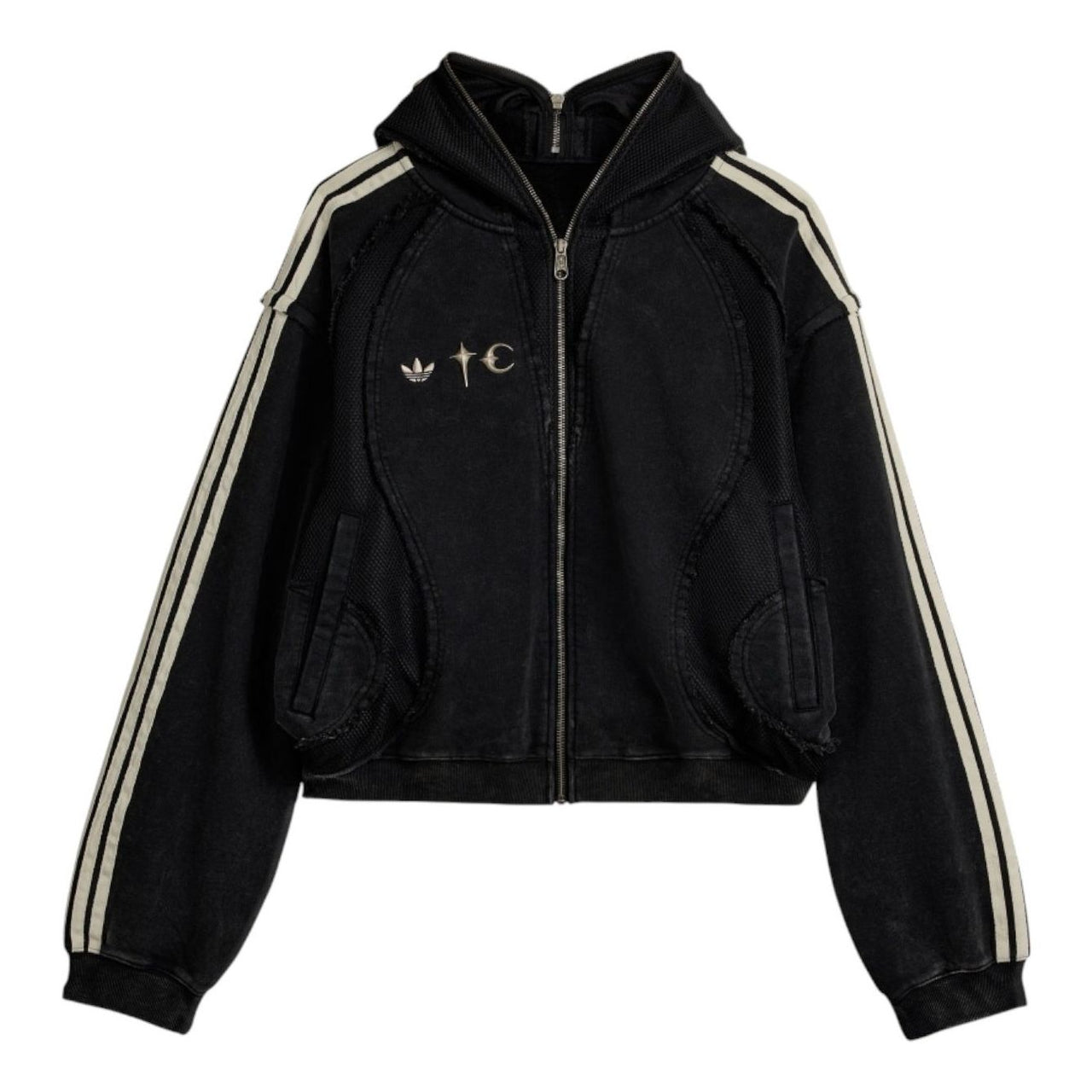 adidas x THUG CLUB TEAMGEIST Hooded Jacket Asia Sizing 'Black' KC2209