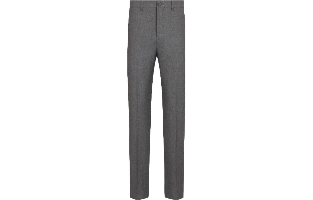 DIOR Button Detailed Straight Leg Trousers