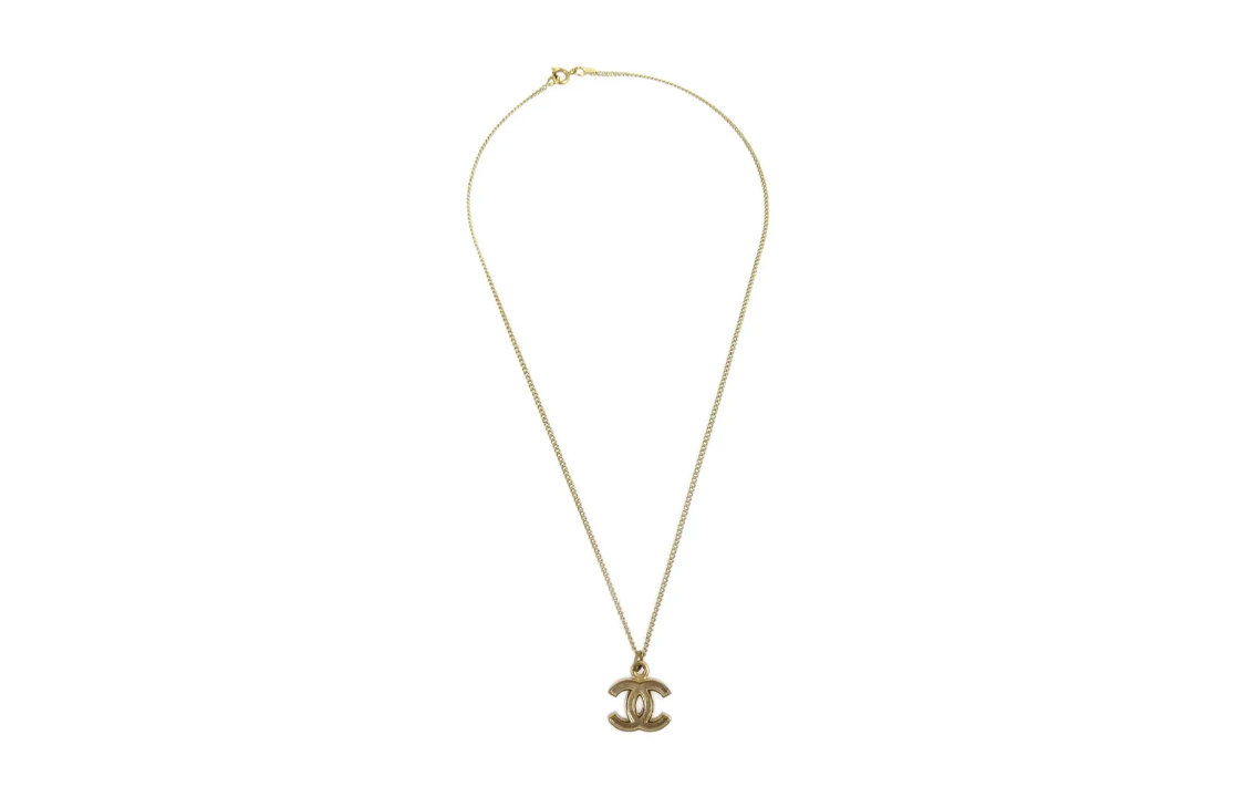 CHANEL 1990 2000s Cc Pendant Necklace