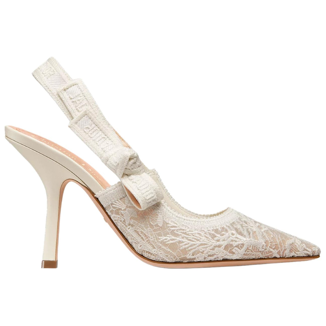 DIOR J'Adior Slim Heel High Heels 10cm Women's White