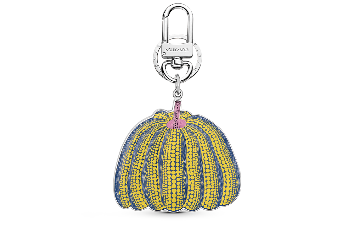 LOUIS VUITTON Lv X Yk Pumpkin Key Holder & Bag Charm
