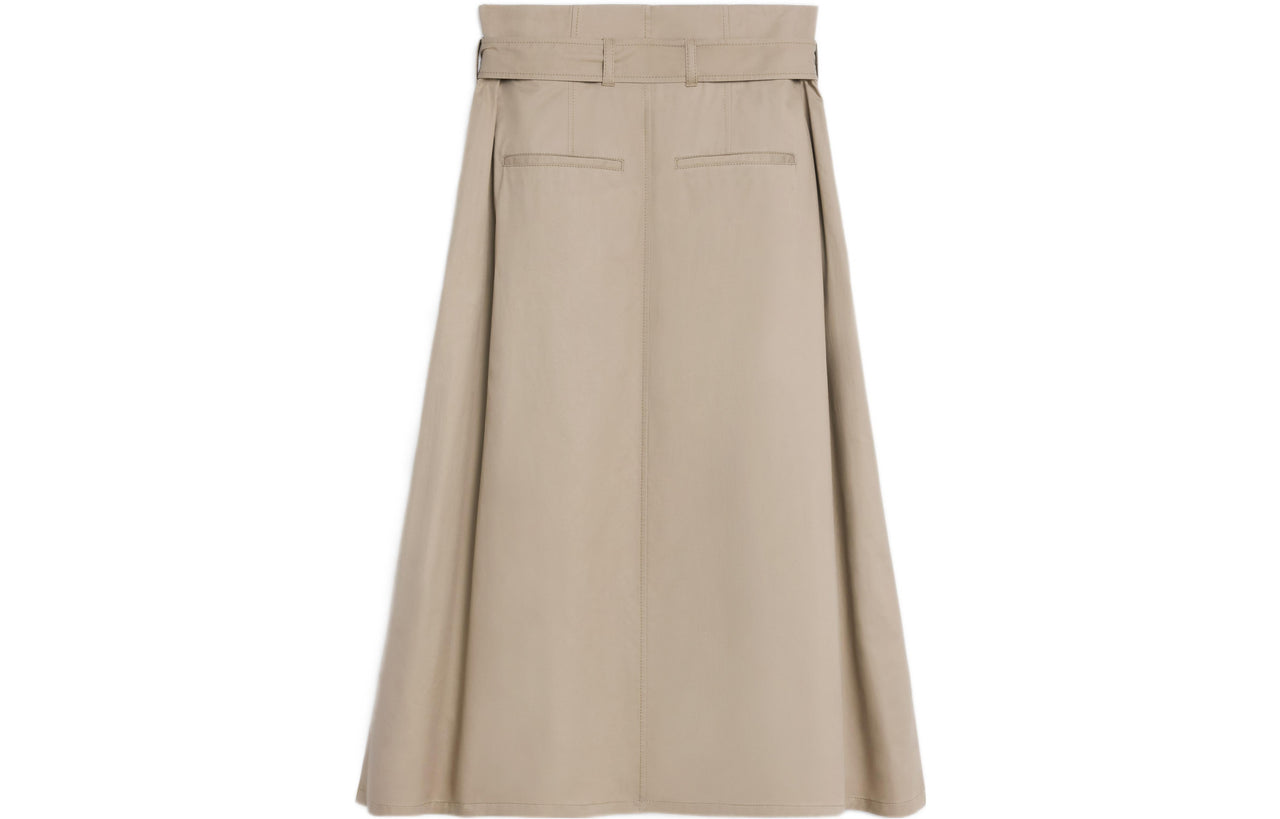 CELINE Casual Long Skirts Women's Coffee