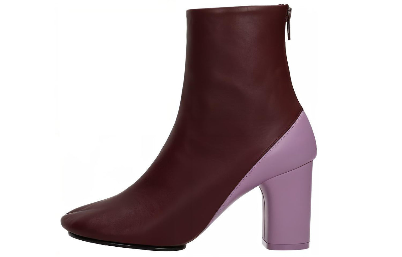 CELINE Ankle Boots 8.5cm Women's Violet