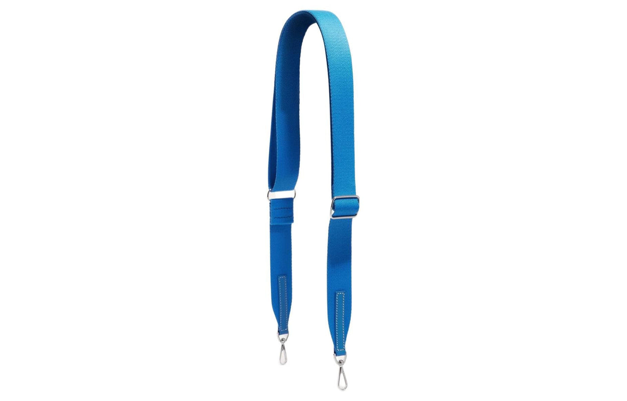 GOYARD Polyester-Cotton Blend With Clamecy Cow Leather Bag Straps Small Size Unisex Blue