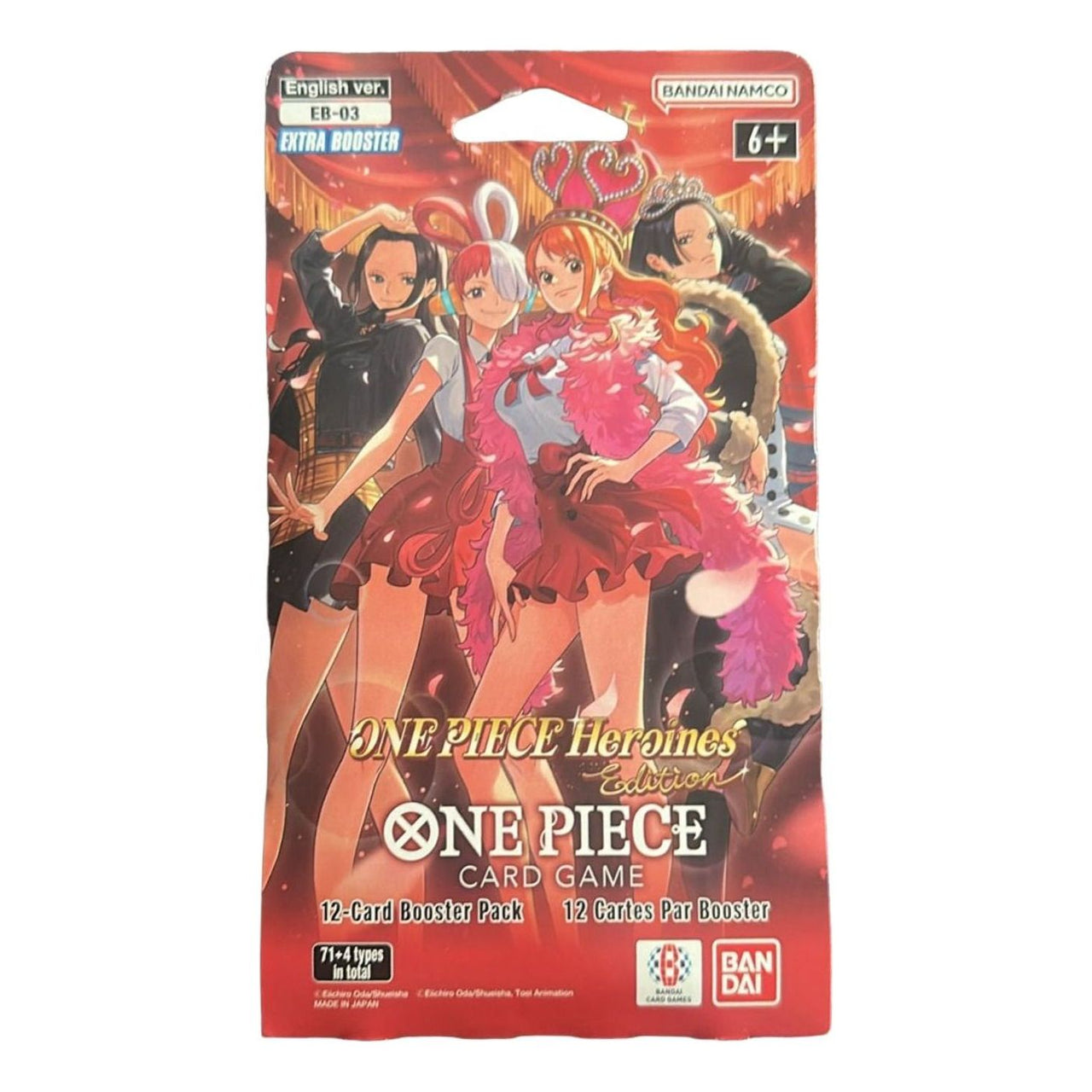 One Piece Card Eng. Extra Booster: One Piece Heroines Edition Sleeved Booster Pack 810158837225-PACK