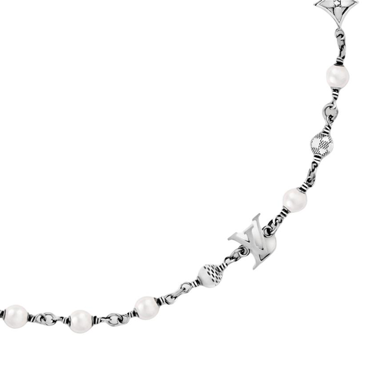 LOUIS VUITTON Metal Bracelets Unisex Silver