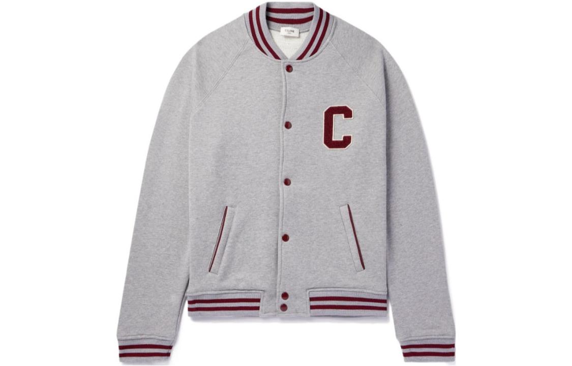 CELINE FW23 Baseball Jacket Men's Gray