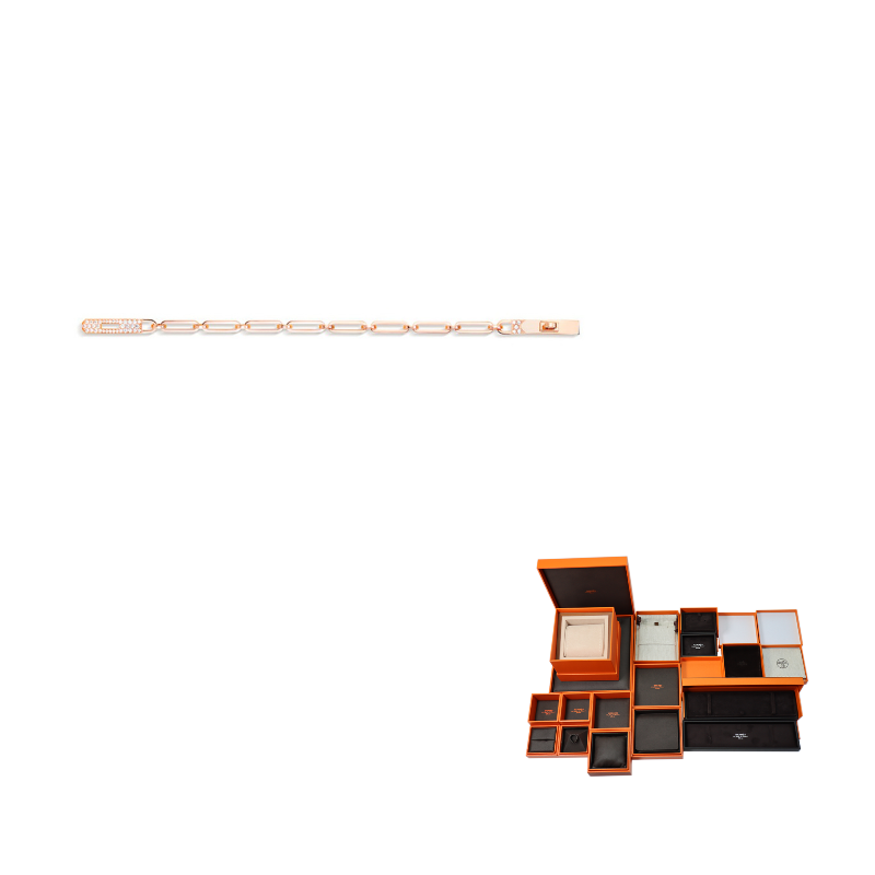 HERMES Rose Gold Bracelets Unisex