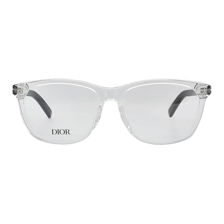 DIOR Plastic Square Sunglasses Men's Transparent