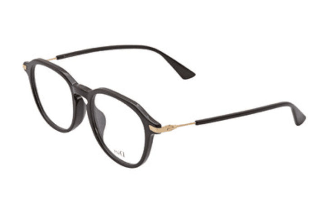 DIOR Plastic Irregular Shape Eyeglass Frames Women's Brown