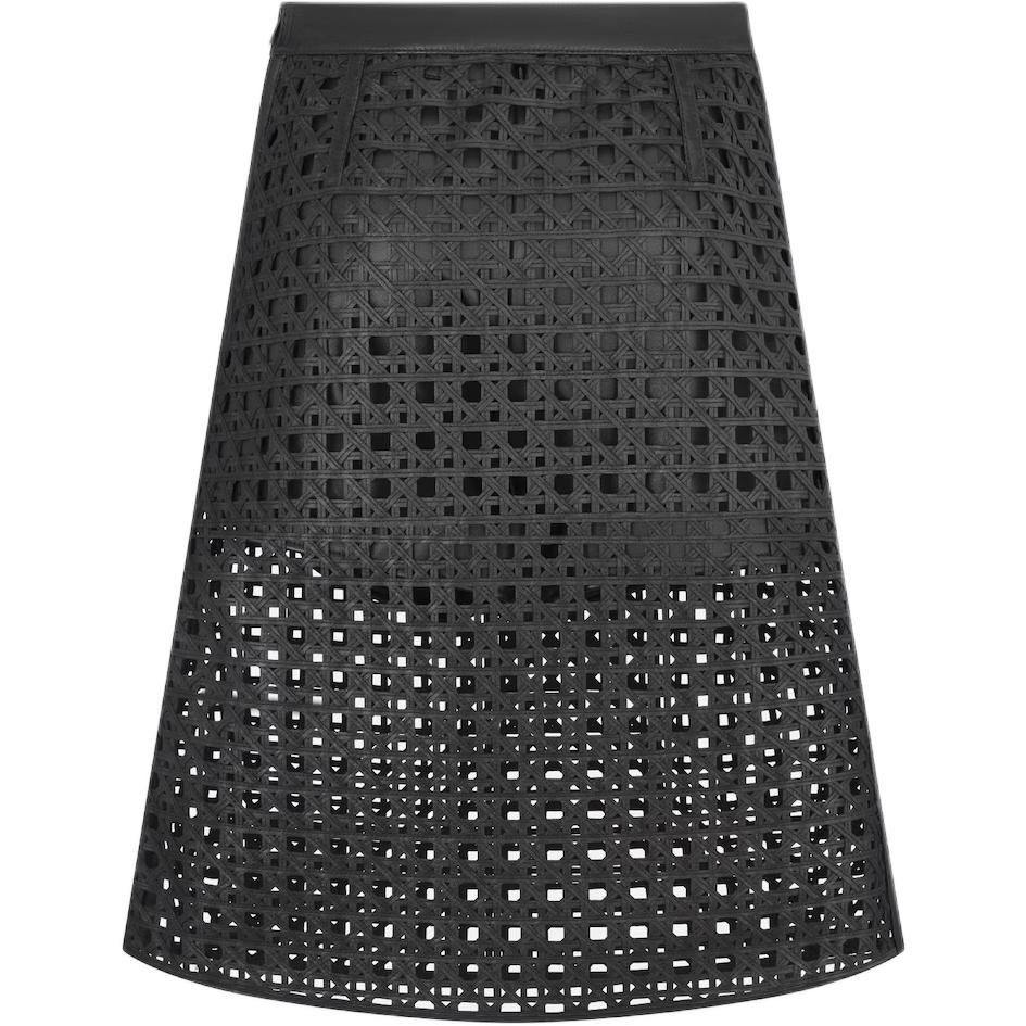 DIOR FW24 Casual Long Skirt Women's Black