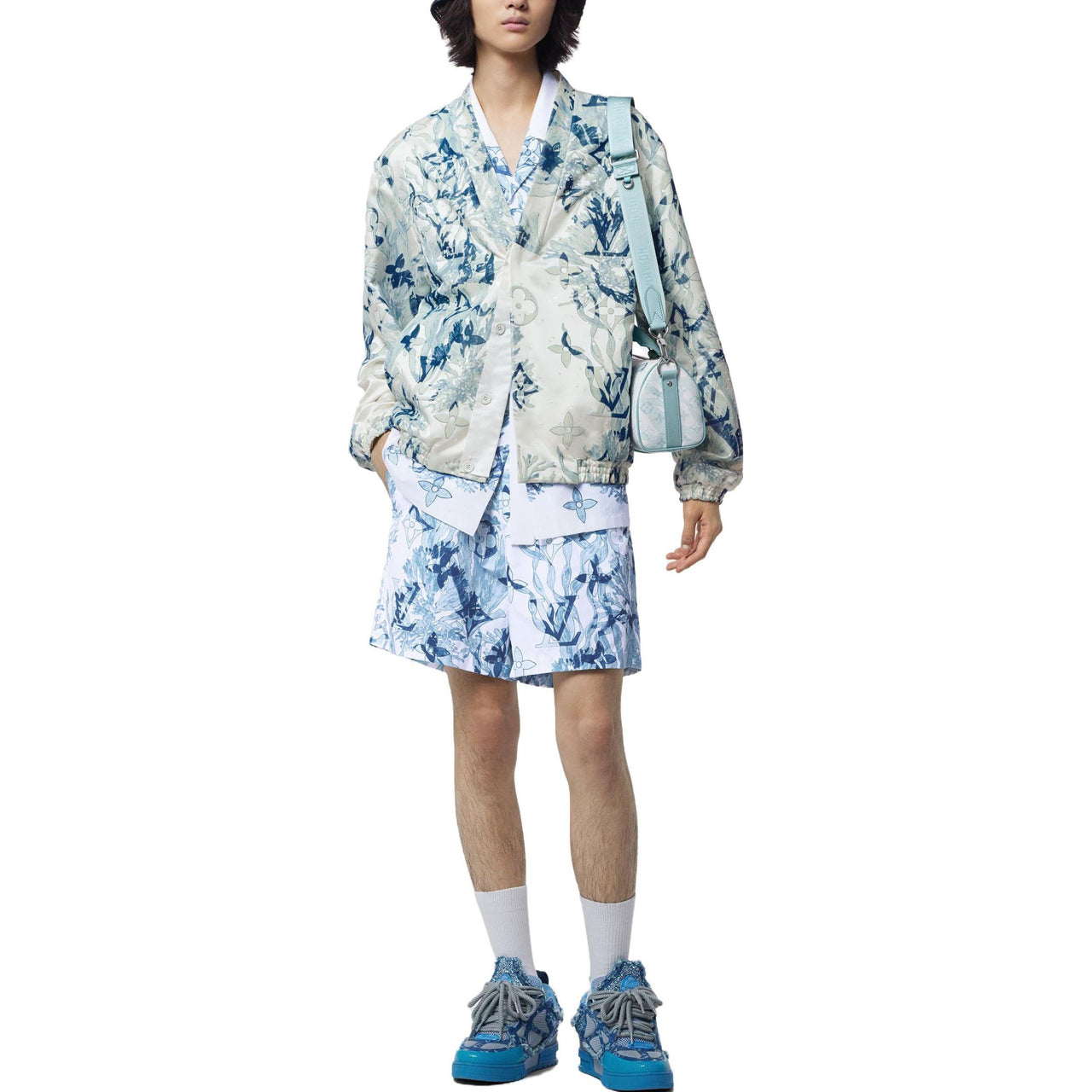 LOUIS VUITTON Jacket Men's Blue