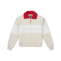 (WMNS) Converse YOTD Half-Zip Crew Sweater 'Beige' 10026812-A01