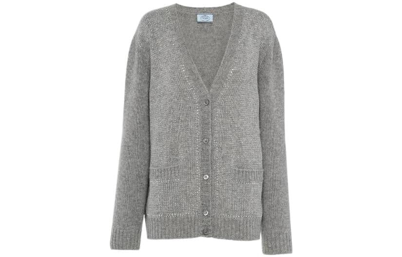 PRADA Cashmere Sweaters Women's Gray