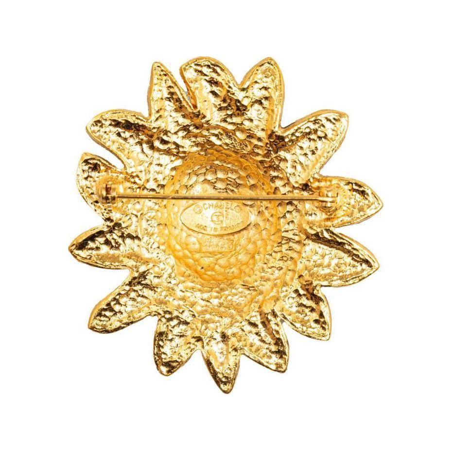 CHANEL 1990s Lion Motif Brooch