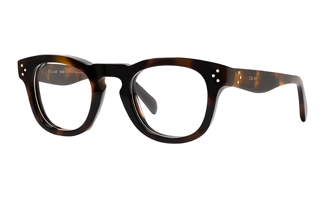 CELINE Eyeglass Frames Men Brown