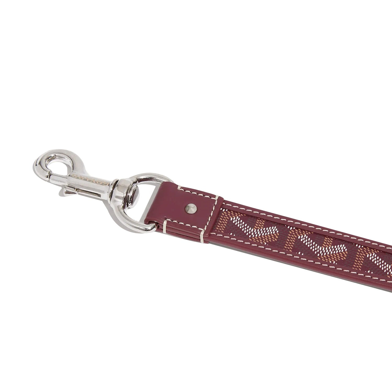 GOYARD Goyardine Canvas With Vauzelles Calfskin Dog's Teeth Bag Straps Unisex Burgundy