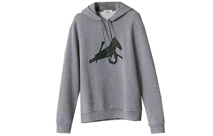HERMES Sweatshirts Men Gray
