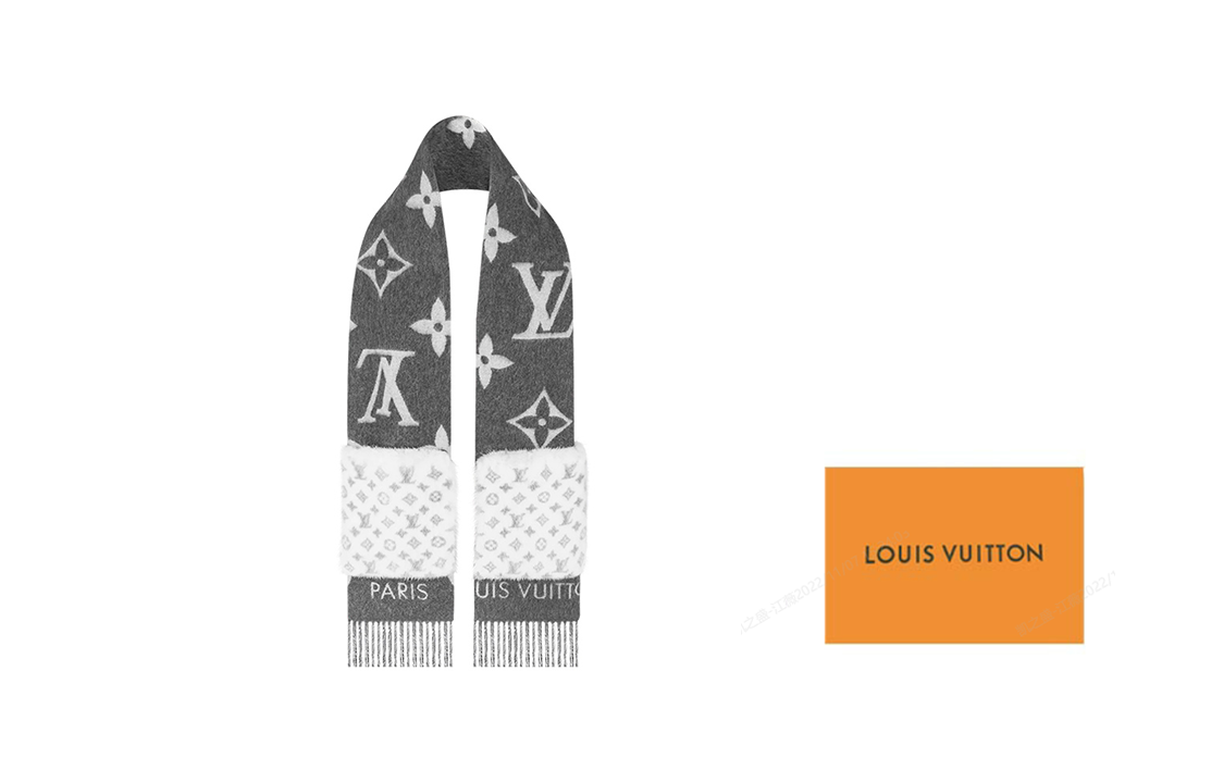 LOUIS VUITTON Cashmere Knit Scarves Women's