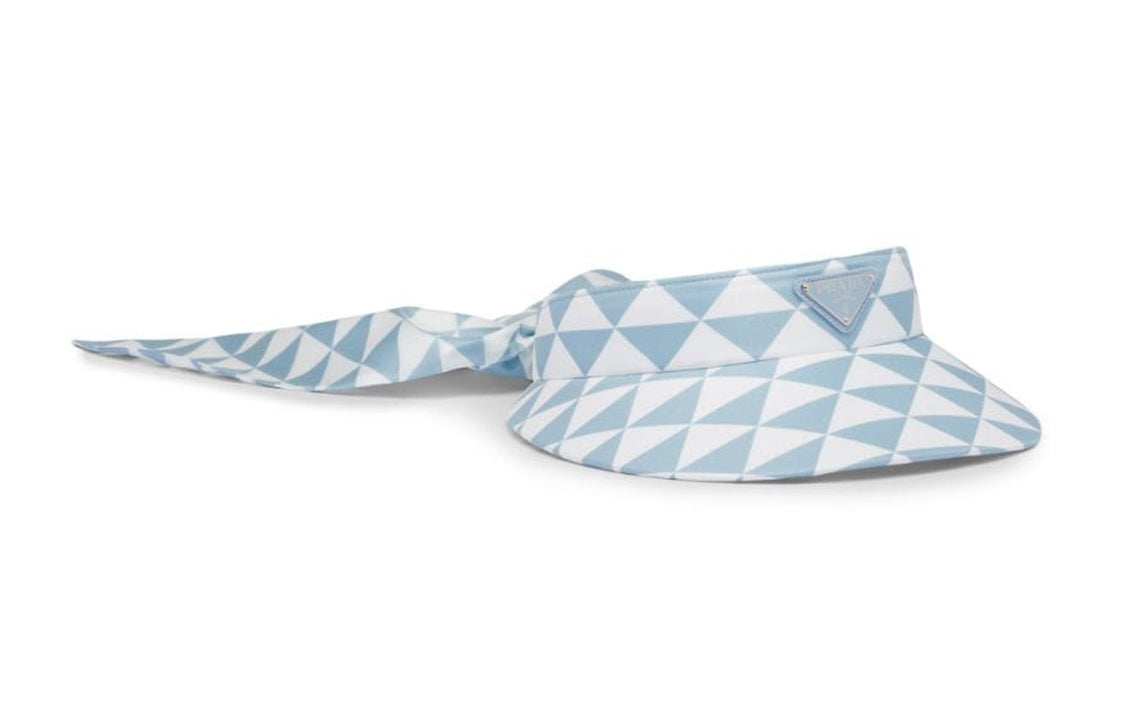 PRADA Silk-twill Visor Hat