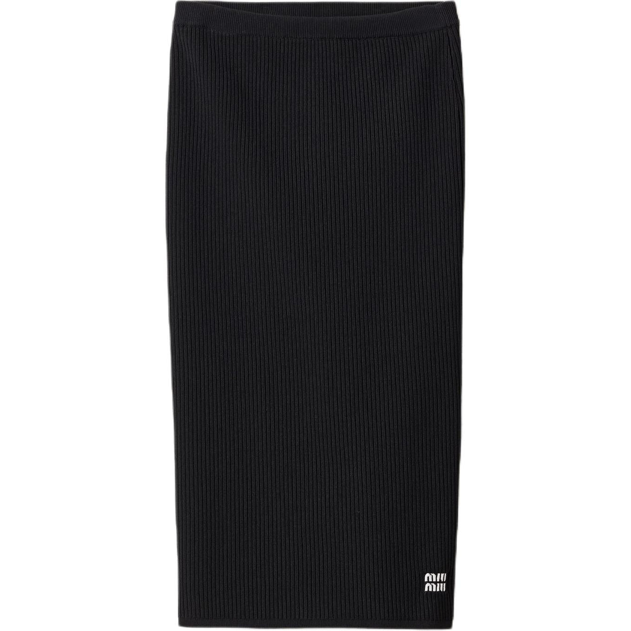 MIU MIU Viscose Skirt 'Black'
