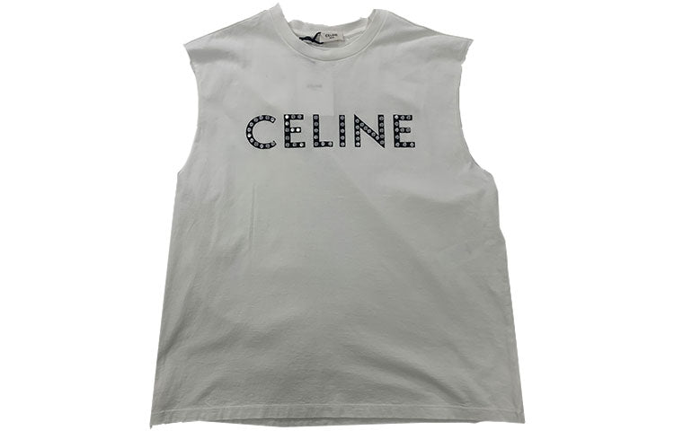 CELINE SS22 Tank Top Women's White