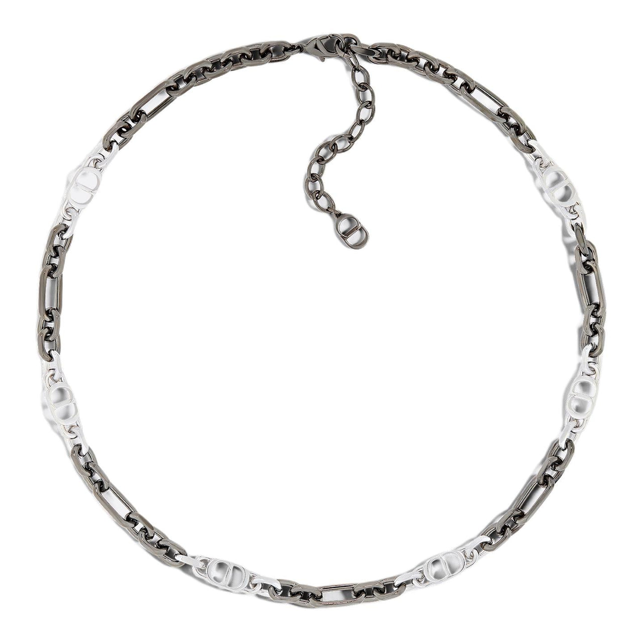 DIOR Brass Necklaces Men's Silver