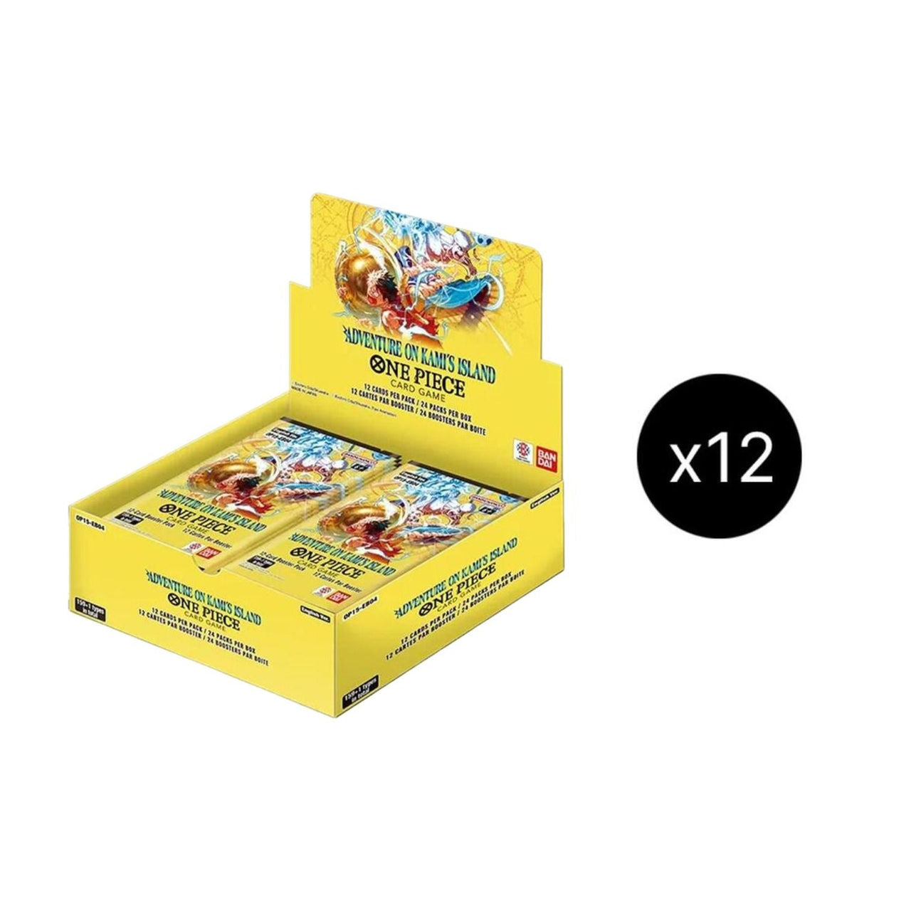 One Piece Card Eng. Adventure on Kami's Island Booster Box Case 810158838451