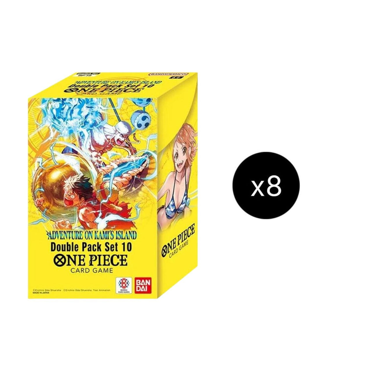 One Piece Card Eng. Adventure on Kami's Island Double Pack Set Vol. 10 Display 810158838499