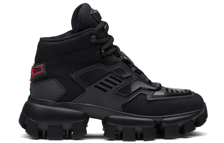 PRADA Cloudbust Thunder Casual Shoes Women's High-Top Black
