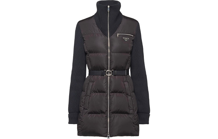 PRADA Down Jackets Women's Brown