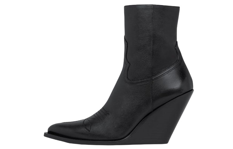 CELINE Ankle Boots Women's Black