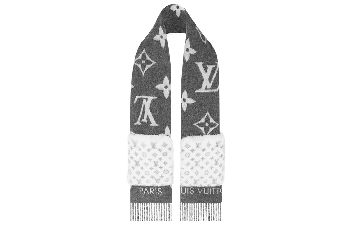 LOUIS VUITTON Cashmere Knit Scarves Women's