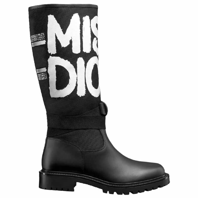 DIOR D Major Ankle Boots Women's Black