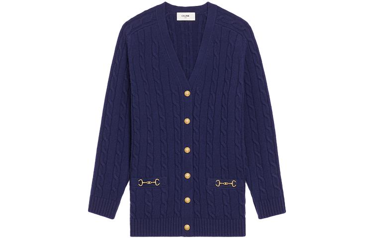 CELINE FW21 Fitted Sweater Women's Blue