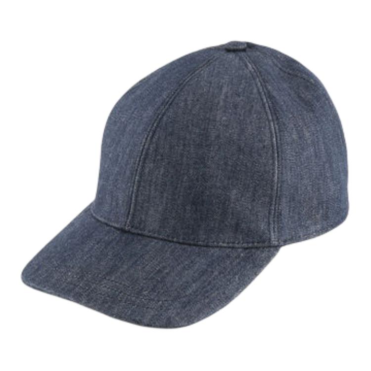 PRADA Cotton Baseball Caps Unisex Blue