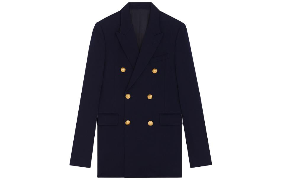 CELINE Classic Jacket In Diagonal Wool